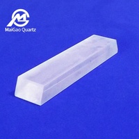 Barres de quartz rectangulaires, plaques de quartz feldspathique à haute transparence et lingots de quartz