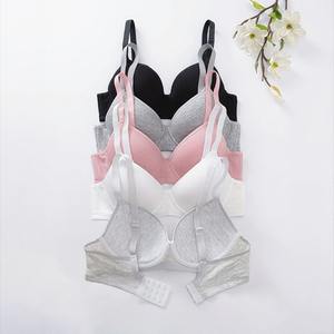 Soutien-gorge réglable <span class=keywords><strong>pour</strong></span> femme sans anneaux en acier spécial transfrontalier <span class=keywords><strong>pour</strong></span> petite poitrine Style tricoté quotidien avec logo sur la <span class=keywords><strong>tasse</strong></span> - Product Image 2