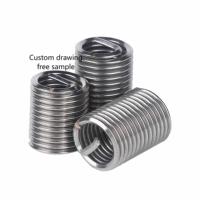 Durable 1D Threaded Insert M18*2.5 Fasteners 304 Stainless Steel Wire Thread Insert
