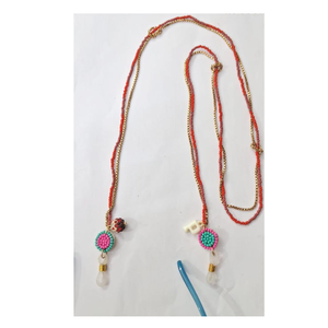 Collier de perles en pierre naturelle vintage 2026, bijoux faits à la main, tendance, idée cadeau économique pour femmes en provenance d'Inde - Product Image 1