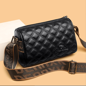 Bolso Bandolera de Cuero Vacuno Suave para Mujer, Moda 2025, Correa Ancha, Bolso Pequeño - Product Image 1