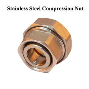 Composants personnalisés YOD, service d'usinage CNC <span class=keywords><strong>de</strong></span> précision, écrou <span class=keywords><strong>de</strong></span> compression en acier inoxydable AISI 304/316, raccord haute performance <span class=keywords><strong>de</strong></span> 3/8 pouce - Product Image 2