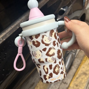 Nouvelle conception de bouteille d'eau en acier inoxydable isolée, motif Hello Kitty, pour étudiants et enfants, sans BPA, bouteille d'eau de sport Kitty - Product Image 2