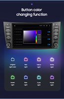 Autoradio Android 8 pouces Lecteur multimédia GPS Navigation CarPlay sans fil pour Mercedes Benz Classe E W211 W219 W209 W463