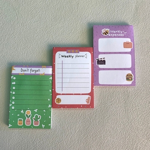 Kawaii trường văn phòng phẩm bán buôn Logo tùy chỉnh dễ thương dính ghi chú hoa để làm danh sách <span class=keywords><strong>Memo</strong></span> Pads dính ghi chú trẻ em cô gái notepads - Product Image 5