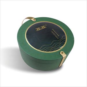 Factory made new design cylinder box with transparent <b>window</b> and special handle - Product Image 1