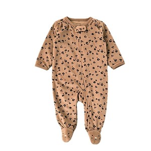 <span class=keywords><strong>Pijama</strong></span> Enterizo de Bebé con Estampado de Leopardo, Manga Larga, de Forro <span class=keywords><strong>Polar</strong></span>, Ropa de Bebé Unisex, Traje para Niños Pequeños - Product Image 1