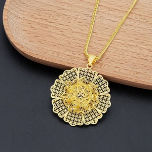 JXX 2024 Women's Fashion Necklace Pendant New Design Brass with Gold Plating Jewelry for Kids - Product Image 5