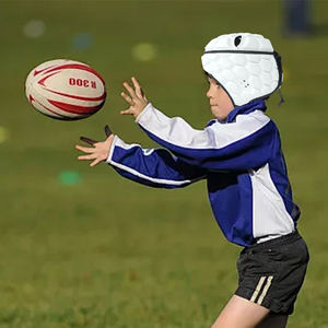 หมวกกันกระแทกฟุตบอลแบบนิ่มเสริมความแข็งแรง Xl น้ำหนักเบา สำหรับกีฬารักบี้ - Product Image 5