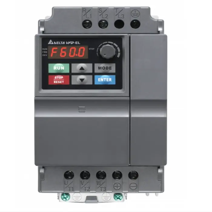Оригинальный частотный инвертор VFD-EL серии VFD015EL21A 1.5KW 220V Stock PLC