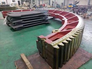 China Marke Yogie anpassen Drehrohrofen Guss Stahl ZG310-570 großen Modul Zement kugelmühle großen Ring Stirnrad Zahnrad - Product Image 6