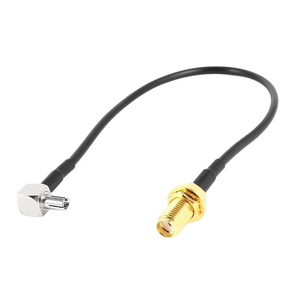 4G LTE Ăng-ten SMA nữ vách ngăn để TS9 nam cắm bên Phải góc <span class=keywords><strong>Adapter</strong></span> Cáp ăng-ten mở rộng RG174 Pigtail cáp đồng trục - Product Image 6