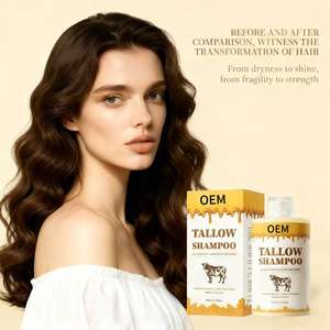 Nicht reizendes Bio-Haarpflege shampoo Handgemachtes Talg-und Ziegenmilch shampoo Feuchtigkeit spendendes Rinder talg shampoo - Product Image 4