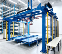 Bras mécanique à portique de grande taille, Robot industriel à portique haute capacité de charge, Précision de positionnement à haute répétabilité
