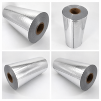Tissu tissé résistant à la chaleur laminé avec feuille d'aluminium pour isolation de tuyaux CVC/chaîne du froid – Matériau en rouleau – Chine