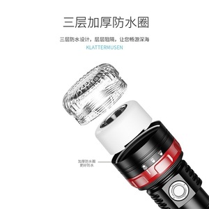 ไฟฉายดำน้ำ Smiling Shark 200 ม. กำลังสูง COB ไฟด้านข้างแบบแม่เหล็กสำหรับสำรวจชายหาด - Product Image 3