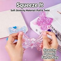 Vente en gros de jouets anti-stress squishy papillon super doux, à remontée lente, mini, mignons, promotionnels et personnalisables