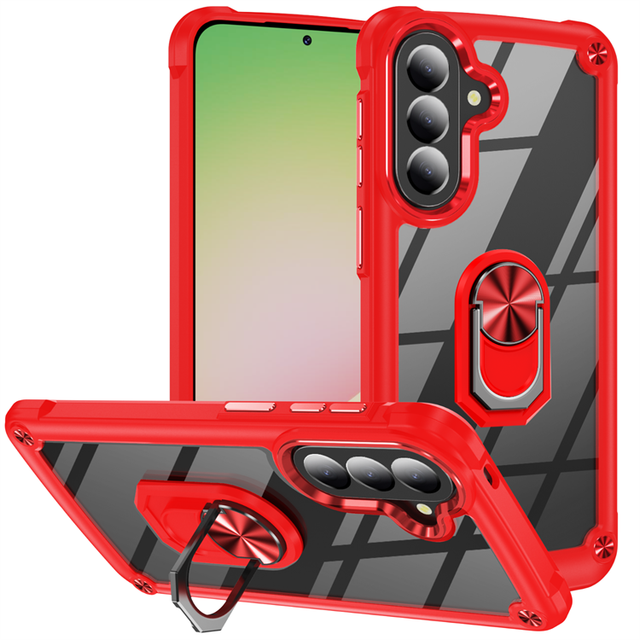 Hot Selling 360 Degree Rotation Finger Ring Stand Holder TPU PC 2 in 1 Shockproof Phone Case for Redmi Note 11 Pro/11 Pro+