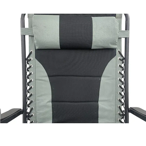 Modern Outdoor <b>Zero</b> <b>Gravity</b> Padded Reclining Beach <b>Chair</b> Folding Lounge - Product Image 4