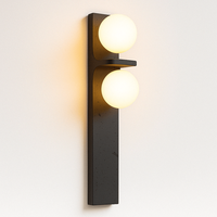 Applique murale LED en pierre naturelle de travertin jaune style Wabi-Sabi médiéval pour salon, éclairage décoratif