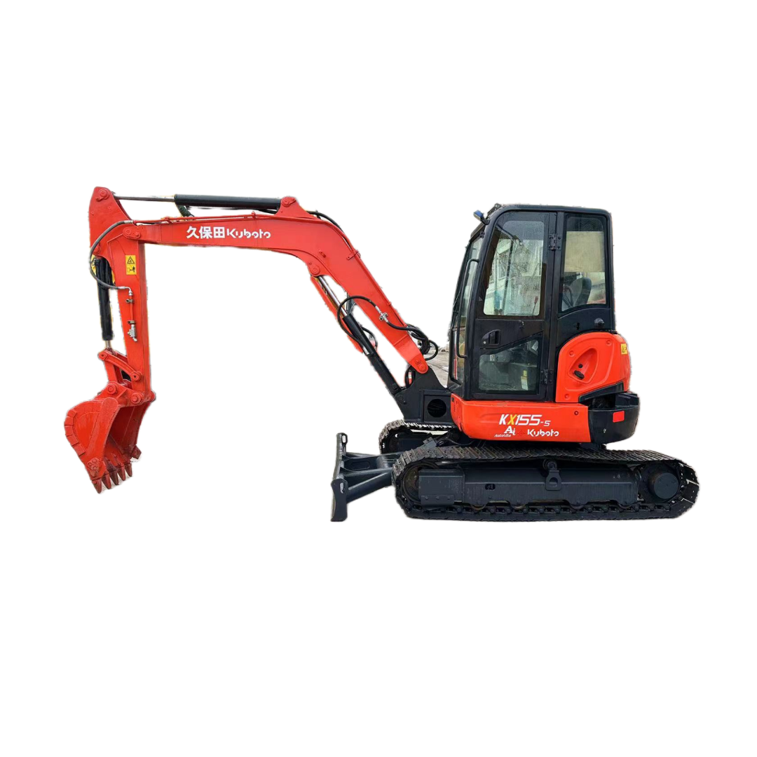 Используемый оригинальный экскаватор Kubota Kx155 kx165 kx163 kx183 высокопроизводительный мини-экскаватор с кабиной отлично подходит для продаж