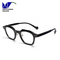 Monture optique polygonale TR90 personnalisée OEM, taille 56-23-145, légère et confortable, pour adultes unisexes, conçue par notre équipe interne