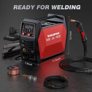 ARCCAPTAIN IControl MIG165 Pro <strong>165A</strong> 120V/240V APP Control for Aluminum 6-in-1 Muti-process Welding Machine - Product Image 2
