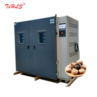 Armoire de traitement de l'ail noir en acier inoxydable 200 kg avec double porte et plateaux roulants