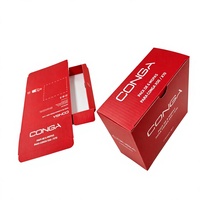 Boîte Cadeau Cosmétique en Carton Ondulé Écologique avec Logo Personnalisé, Lamination Mate, Design Avion UV, Emballage Pliant Acceptant la Personnalisation