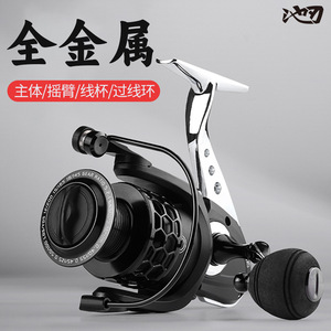 Carrete de Pesca Giratorio Chijin de Aleación de Aluminio GK1000 a GK7000, Lanzamiento Suave, para Pesca en Playa y Océano - Product Image 3