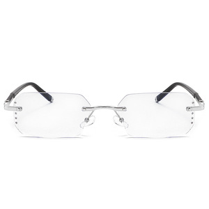 <span class=keywords><strong>Occhiali</strong></span> da Lettura Unisex Senza Montatura in Metallo Fotocromatici <span class=keywords><strong>con</strong></span> <span class=keywords><strong>Filtro</strong></span> <span class=keywords><strong>Luce</strong></span> <span class=keywords><strong>Blu</strong></span>, Modello Quadrato - Product Image 5