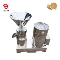 Machine de broyage colloïdal à haute vitesse DZJX pour la production de tahini, beurre de cacahuètes et pâte de piment, personnalisation, option d'alimentation automatique