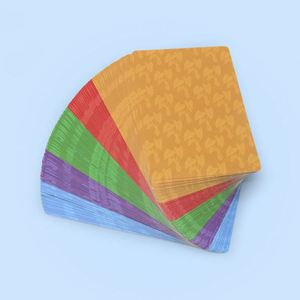 บัตรแฟลชการ์ดพลาสติกเคลือบด้านพิมพ์ลายตามสั่ง ทนทาน ออกแบบได้เอง สำหรับเด็กเรียนรู้ภาษาฝรั่งเศส - Product Image 2