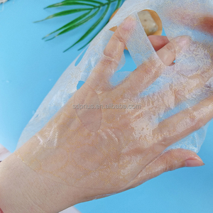 Materiale per Maschere Facciali Ecologico e Altamente Assorbente, Carta Stampata con Pizzo Dorato, Tessuto per Maschere Facciali Liofilizzate - Product Image 3