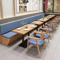 Tables, chaises, ensembles de meubles de salle à manger pour les cafés de restauration rapide, les glaciers, les magasins de produits gourmands