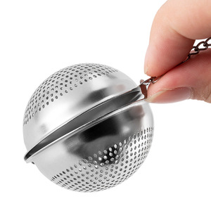 Infuseur <span class=keywords><strong>de</strong></span> boule à thé en acier inoxydable en forme <span class=keywords><strong>de</strong></span> cercle pour la cuisine à domicile, filtre à <span class=keywords><strong>café</strong></span> et passoire à thé - Product Image 2