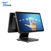 Monitor de Pantalla Táctil Dual POS de 17.3 Pulgadas, FHD Capacitivo, Pantalla Táctil para Kiosco, para Caja Registradora