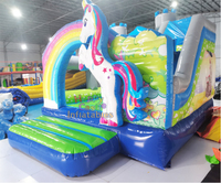 Bateau pirate Commercial maison de rebond gonflables videur combo aire de jeux parc d'attractions pour enfants