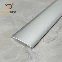 DECORTRIM Bande de transition en aluminium en forme de U pour le bord des carreaux de sol inégaux et la protection