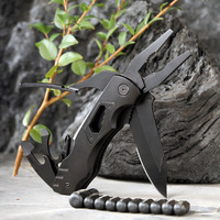 Combinaison multifonctionnelle d'outils d'extérieur en acier inoxydable Pince à couteau simple-pour le camping et la maison Option cadeau en gros