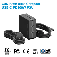 Mini adaptateurs d'alimentation USB-C PD100W GaN pour tablette, ordinateur portable, hub, station d'accueil audio, station de travail visuelle IA, haut-parleur, console de jeu