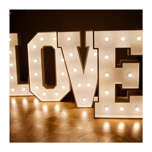 Custom <b>Led</b> Light Marquee Letter Numbers 3ft 4ft 5ft <b>Sign</b> Name Oh Baby Marry Me Big Giant Marquee Letters <b>Sign</b> - Product Image 3