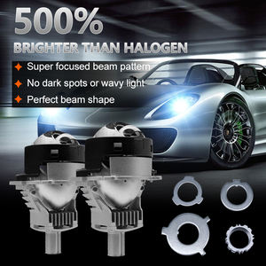 Lentille de projecteur Bi LED 3,0 pouces Installation sans perte H7 Feux antibrouillard laser H4 Ampoule LED laser pour voiture Lumière laser H11 pour voitures - Product Image 2