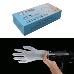 Disposable Vinyl Gloves Non-Sterile Latex Free For Salon Hair Dyeing Cleaning Protection Large Medium Small Size - Product Image 5
