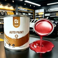 Peinture automobile acrylique rouge érable de haute qualité, super adhérence, revêtement liquide brillant en aérosol, revêtement plastique 4L*4, vente en gros d'usine