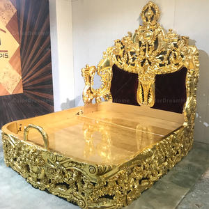 Комплектные наборы для спальни с кроватью и шкафами золотистые наборы для спальни королевская роскошь - Product Image 3