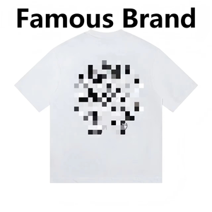 Vendita all'Ingrosso di T-shirt in Cotone a Maniche Corte di Alta Qualità con Stampa Originale Chrome Heart Cross sul Retro - Product Image 1