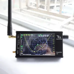 2022 mới nhất nanovna deepvna 101 SWR Meter VHF UHF Antenna Analyzer 4.3 inch IPS LCD + kim loại trường hợp + Pin RF demo Kit - Product Image 3