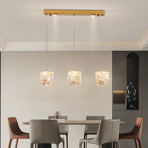 โคมไฟระย้าคริสตัล2025สไตล์ใหม่สำหรับห้องรับประทานอาหารโคมไฟระย้าคริสตัลหรูหราทันสมัยเรียบง่ายสำหรับบาร์ห้องรับประทานอาหารและโต๊ะ - Product Image 3