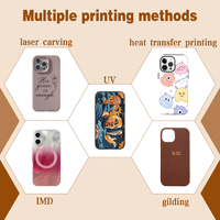 Coque de téléphone vierge personnalisée avec logo d'usine, double couche antichoc, enveloppement intégral sous vide, sublimation 3D pour iPhone 18 17 16 15 14 13